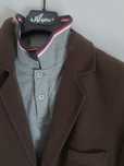 Roland zgrabna marynarka sport & casual czekolada cotton r M i 182/50