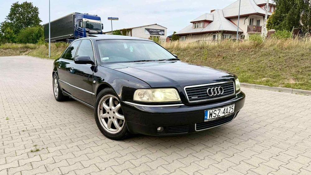 Sprzedam Zadbane Audi A8,naped na 4 koła. anglik zarejestrowany,2.8v6b