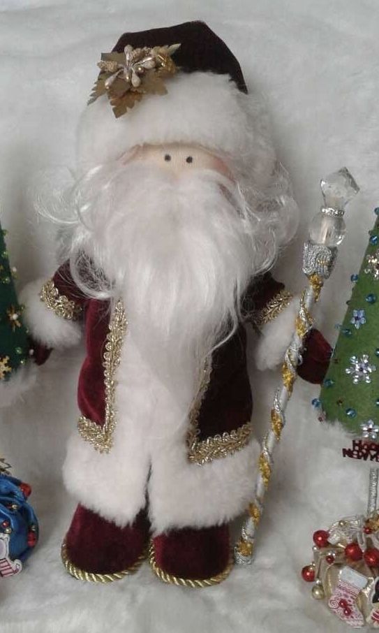 кукла интерьерная  ручной работы Дед Мороз