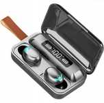 Słuchawki M21 Bluetooth z powerbankiem 1200mAh, skórzany uchwyt