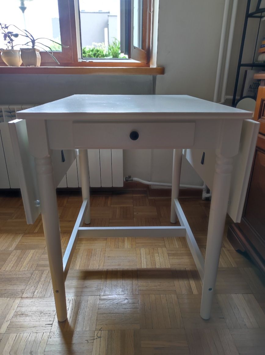 Stół Ikea Ingatorp biały rozkładany