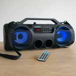 BOOMBOX GŁOŚNIK Subwoofer BLUETOOTH Radioodtwarzacz MP3  Karaoke