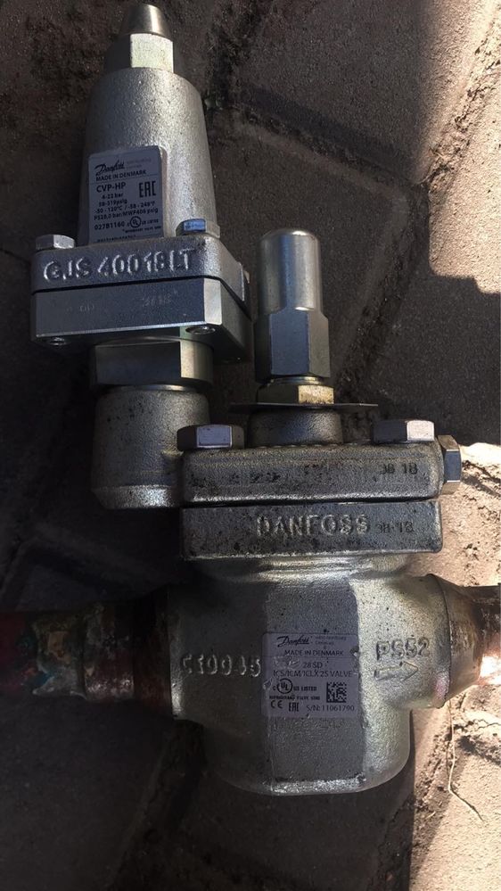 Сервопривідний клапан з пілотним керуванням Danfoss