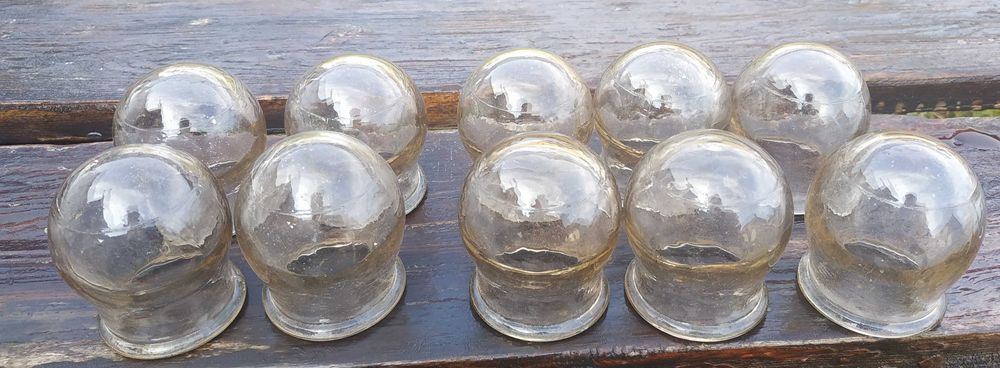 Скляні медичні банки 10 штук