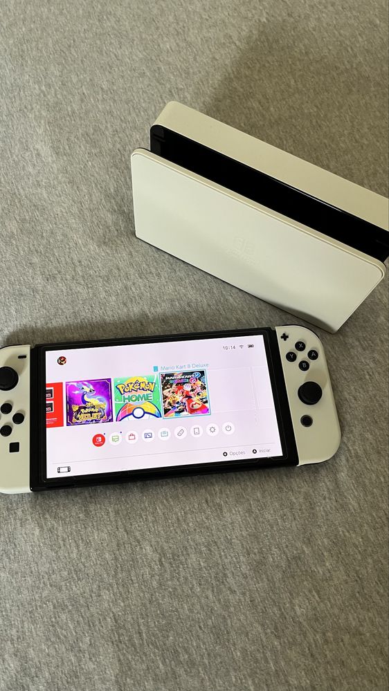 Nintendo Switch OLED branca - como nova