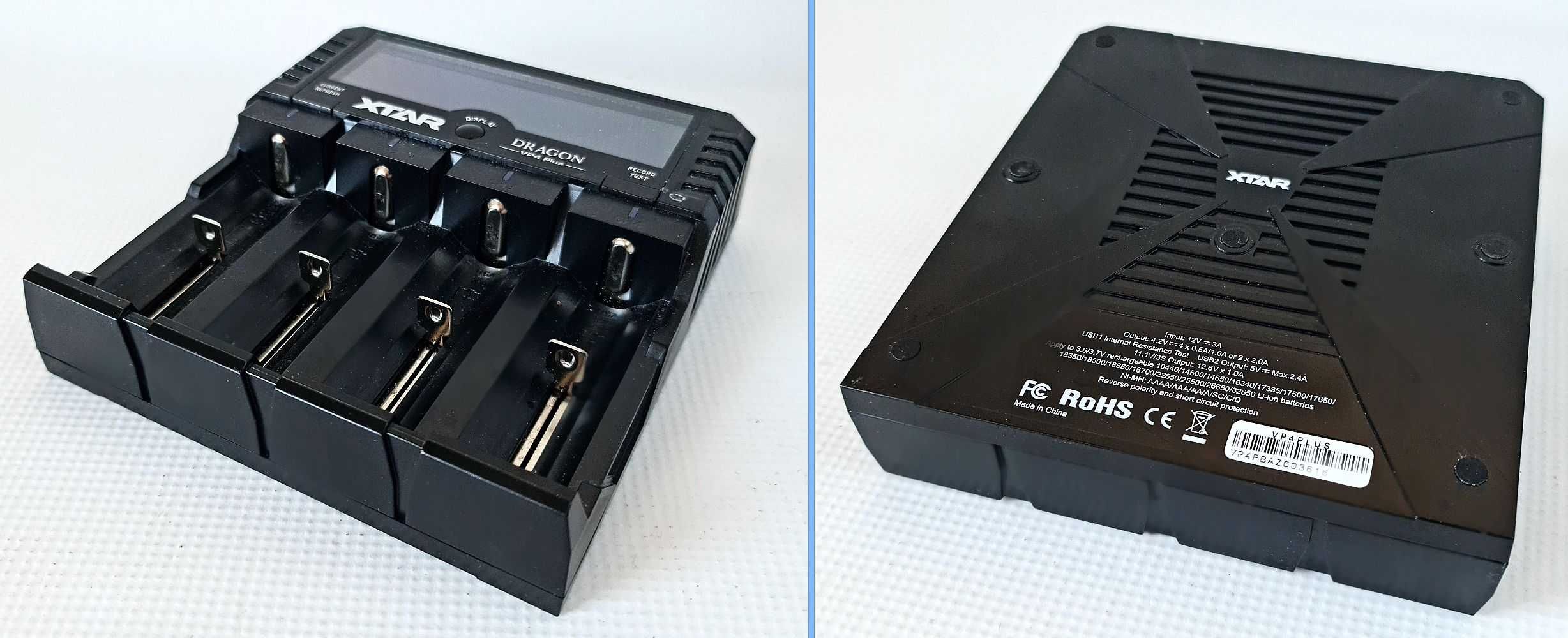 Ładowarka XTAR VP4L Plus DRAGON 18650 Li-ION NiMH 18650, AA, AAA, AAAA