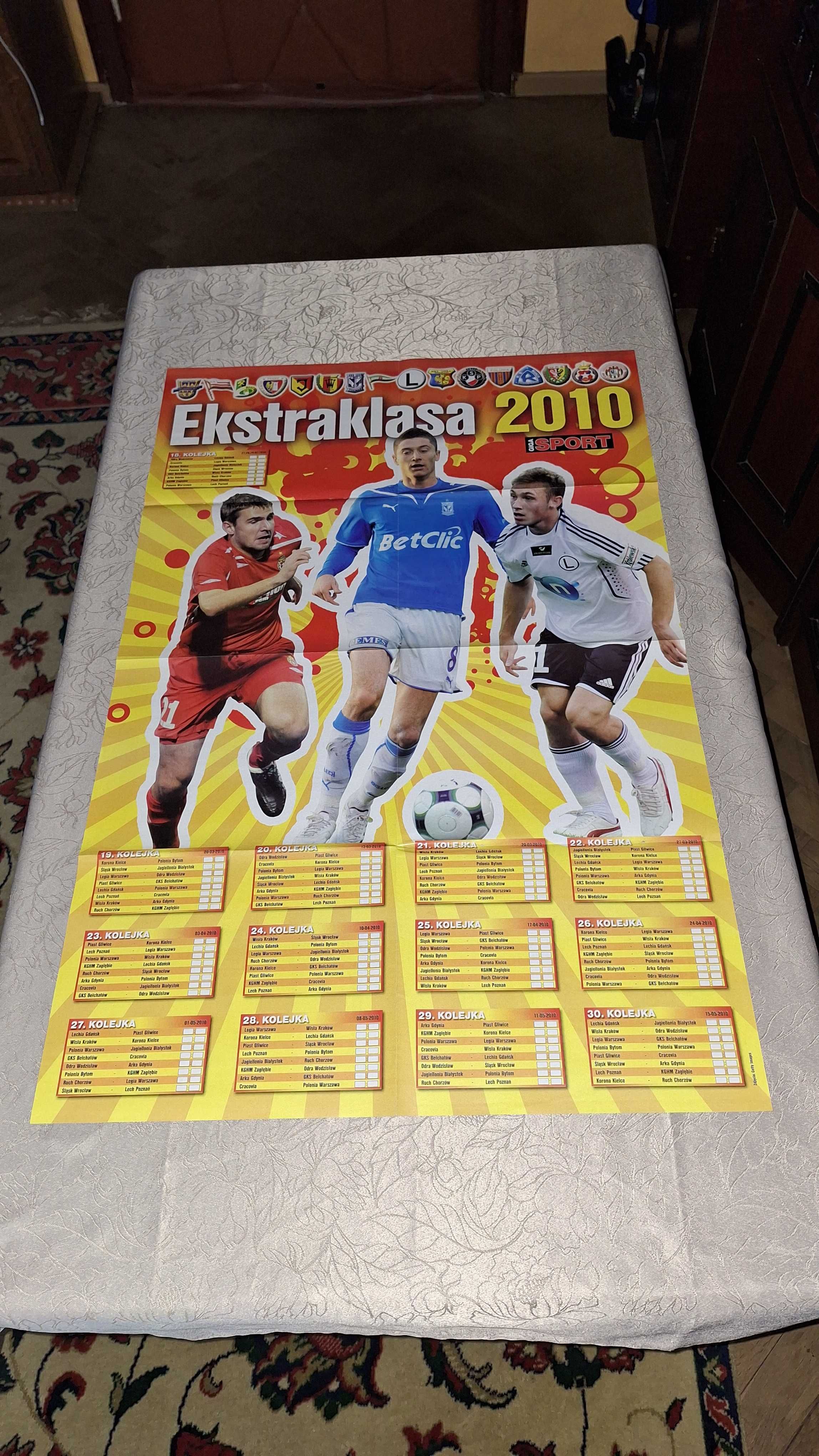 Plakat XXL Dwustronny Giga Sport Ekstraklasa 2010, Wayne Rooney