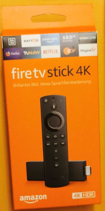 Amazon Fire Stick 4K z pilotem głosowym 2 gen – komplet