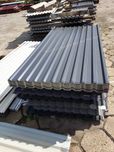 Blacha trapez falista T18, dach R7016  wiata, garaż, sufit-9,50/1mb