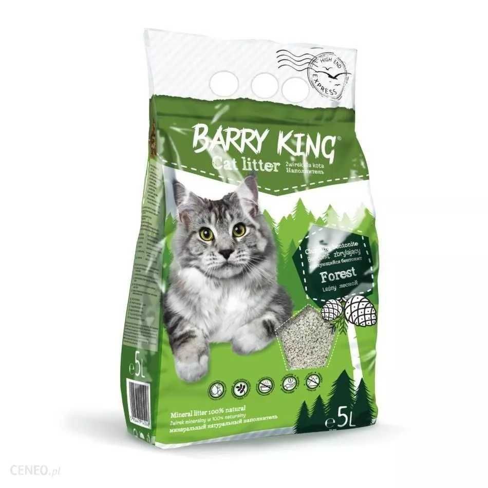 Żwirek bentonitowy Barry King Leśny 5 L x 2