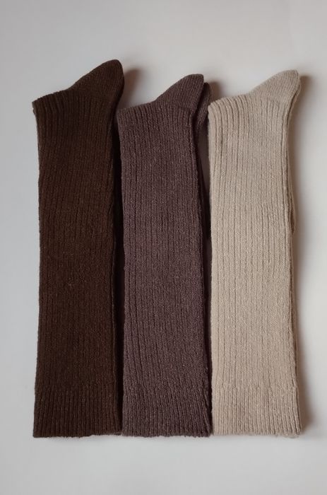 Гольфи теплі з вовною в рубчик молочні бежеві коричневі