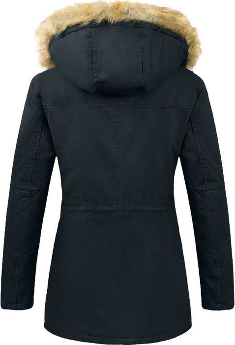 Nowa kurtka damska / parka zimowa / płaszcz granatowy "L" !2277!