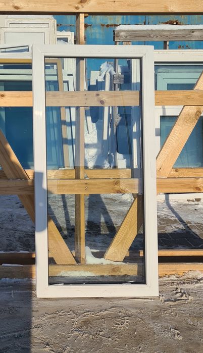 OKNA KacprzaK Witryna 64x131 FIX Używany PCV  Lider Okna OLX