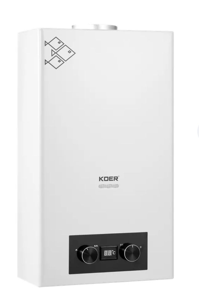 Газова колонка Koer KWH-G0110 | 10 л/хв | Мідний теплообмінник