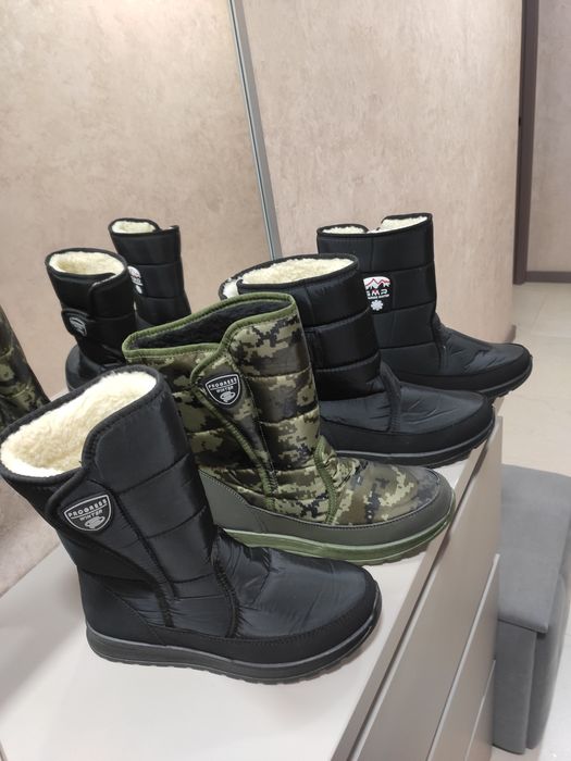 Дутики мужские, зимние, разные модели