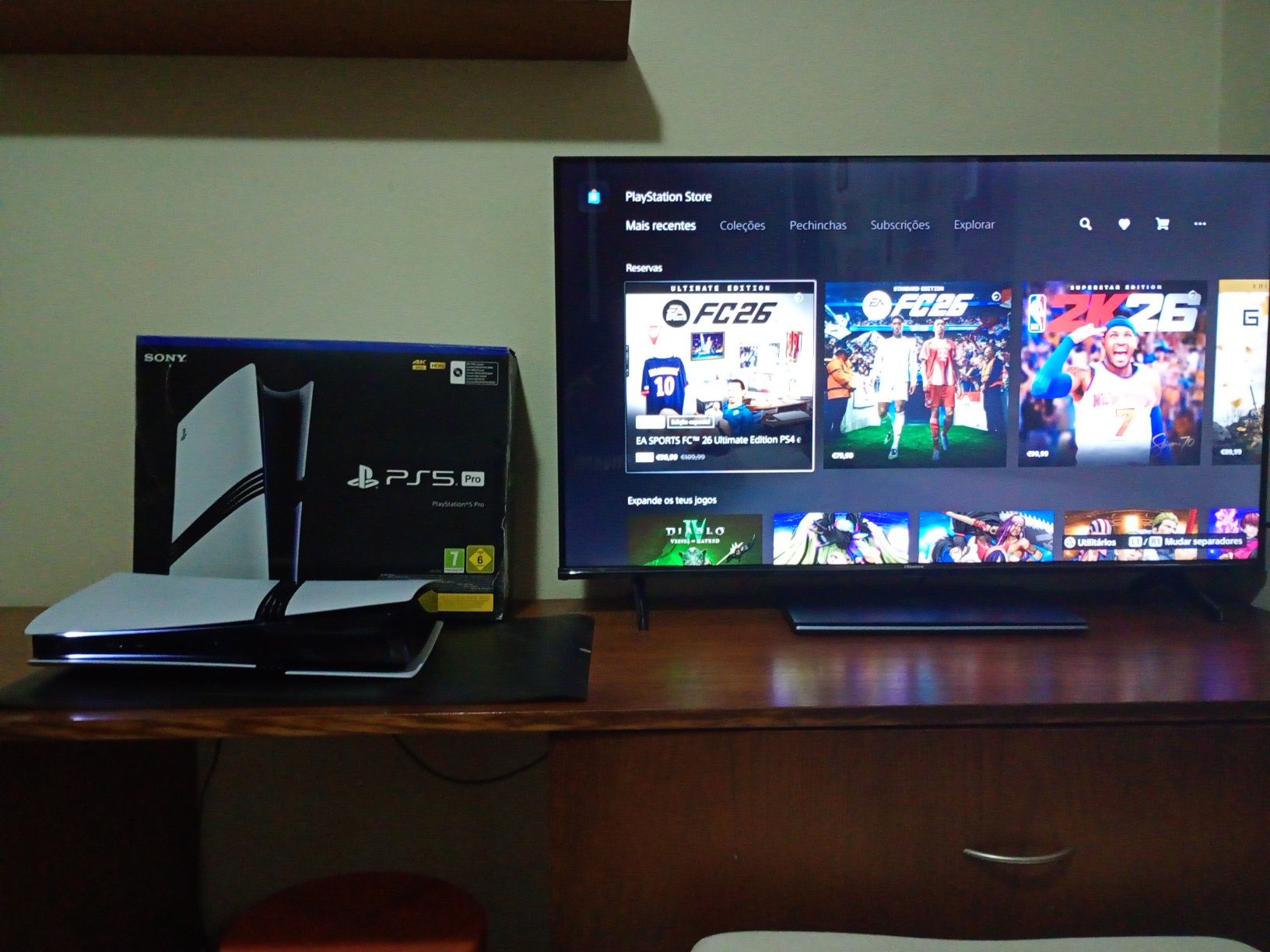 Consola PlayStation 5 PRO 2TB ( PS5 ) sem comando