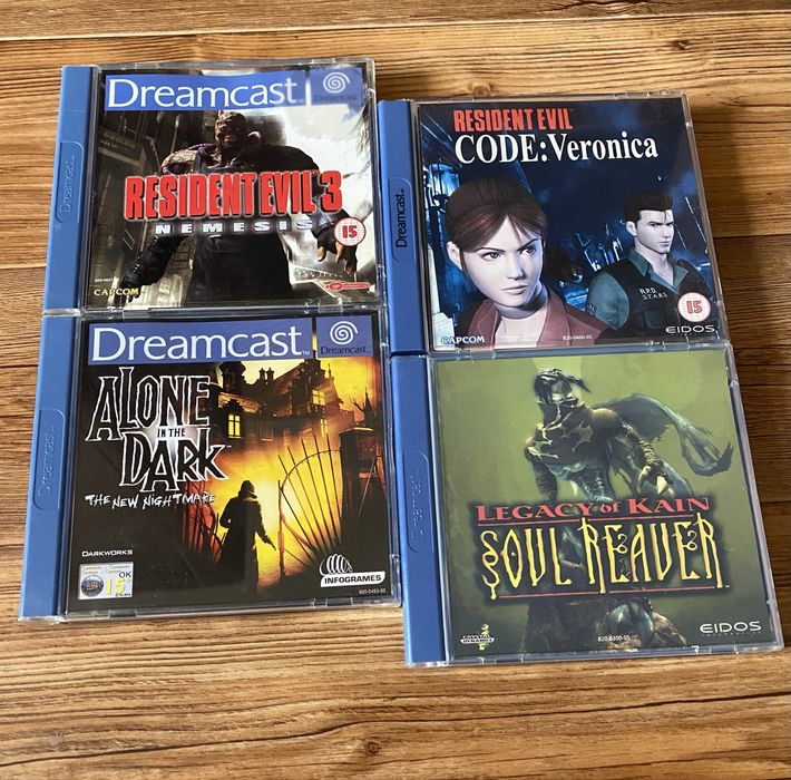 Sega Dreamcast: Resident Evil, Alone in the Dark, Sonic Adventure, UFC