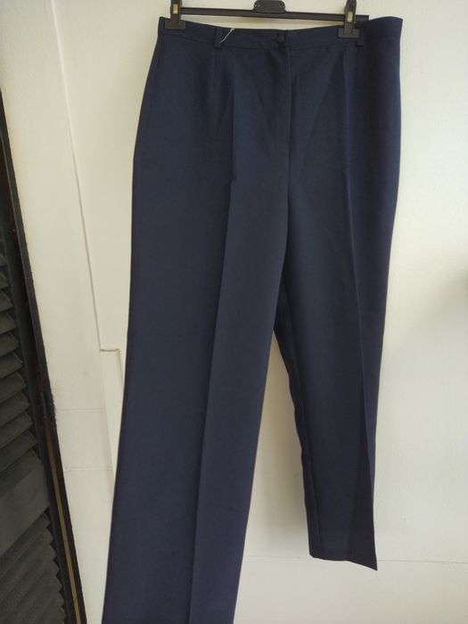 Calças azuis clássicas - Vial Confecções - Tamanho 44 - Novas!