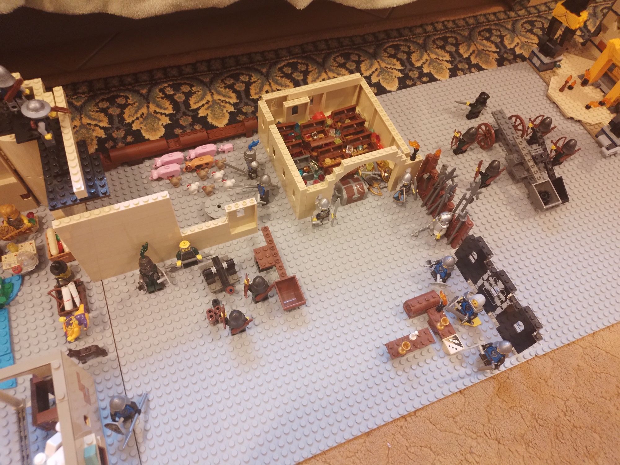 Zamek Lego Akka mojego autorstwa - krzyżowcy