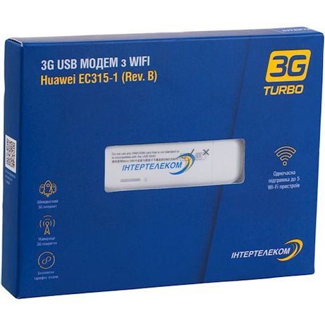3G модем з Wi-Fi Huawei EC315-1 до інтернету інтертелеком интертелеком