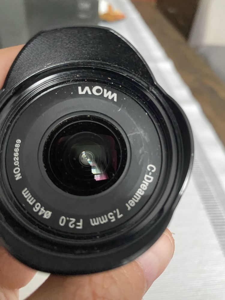 Obiektyw Laowa cdreamer 7,5 2.0 micro 4/3