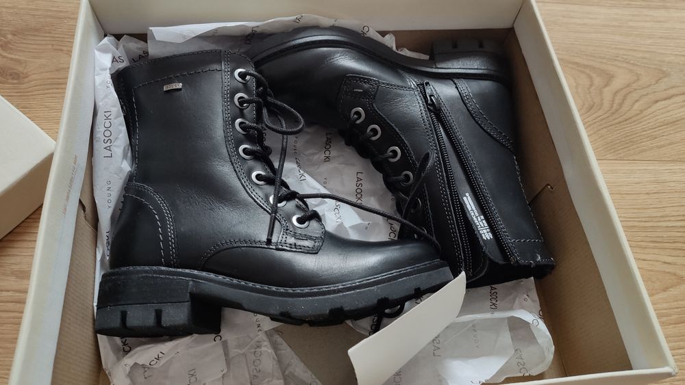 Buty zimowe skórzane 32 Lasocki