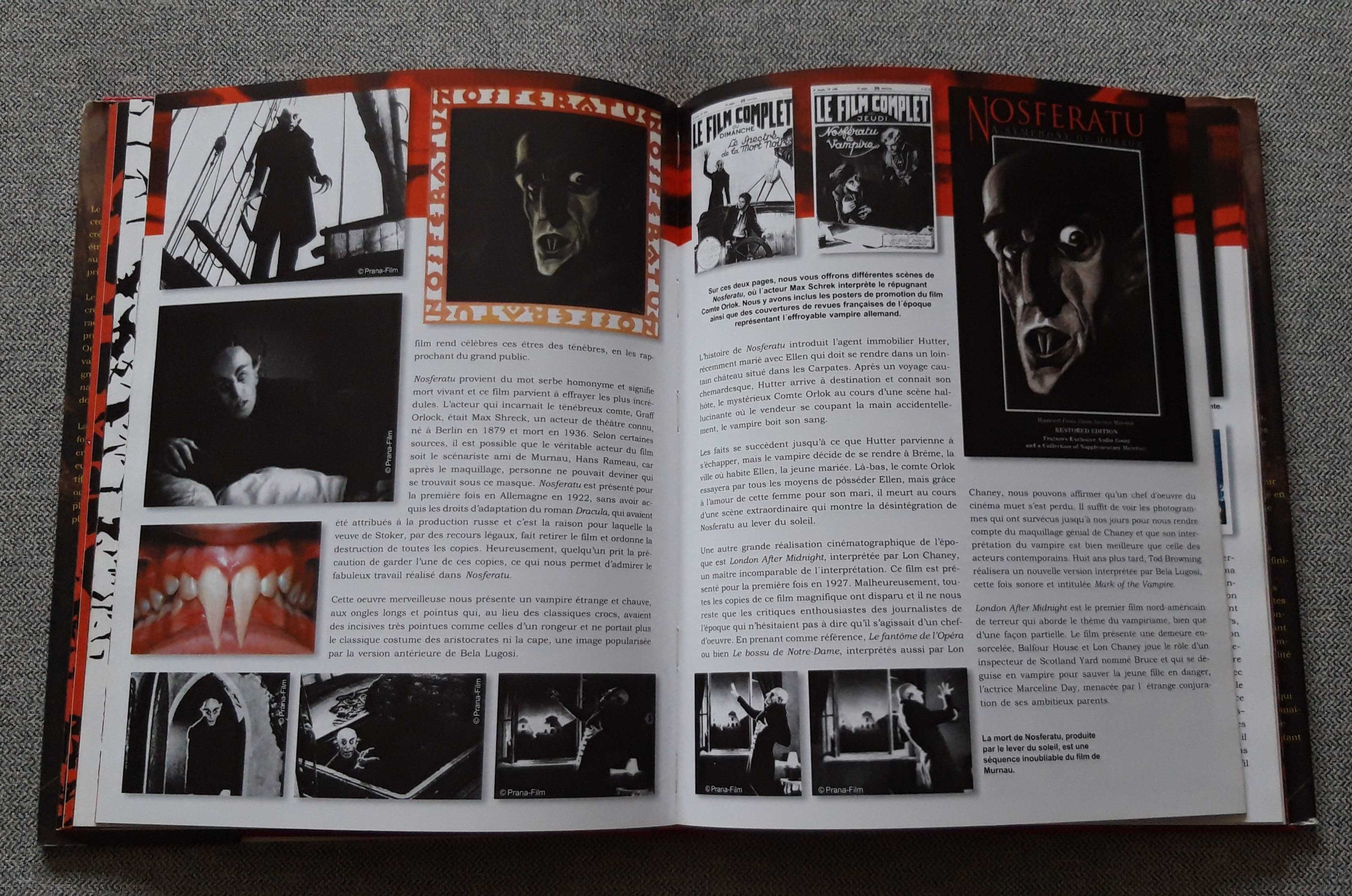 Livro em francês "Les vampires"