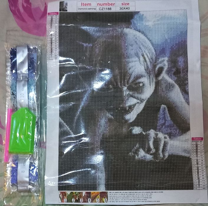 Алмазна мозаїка без підрамника