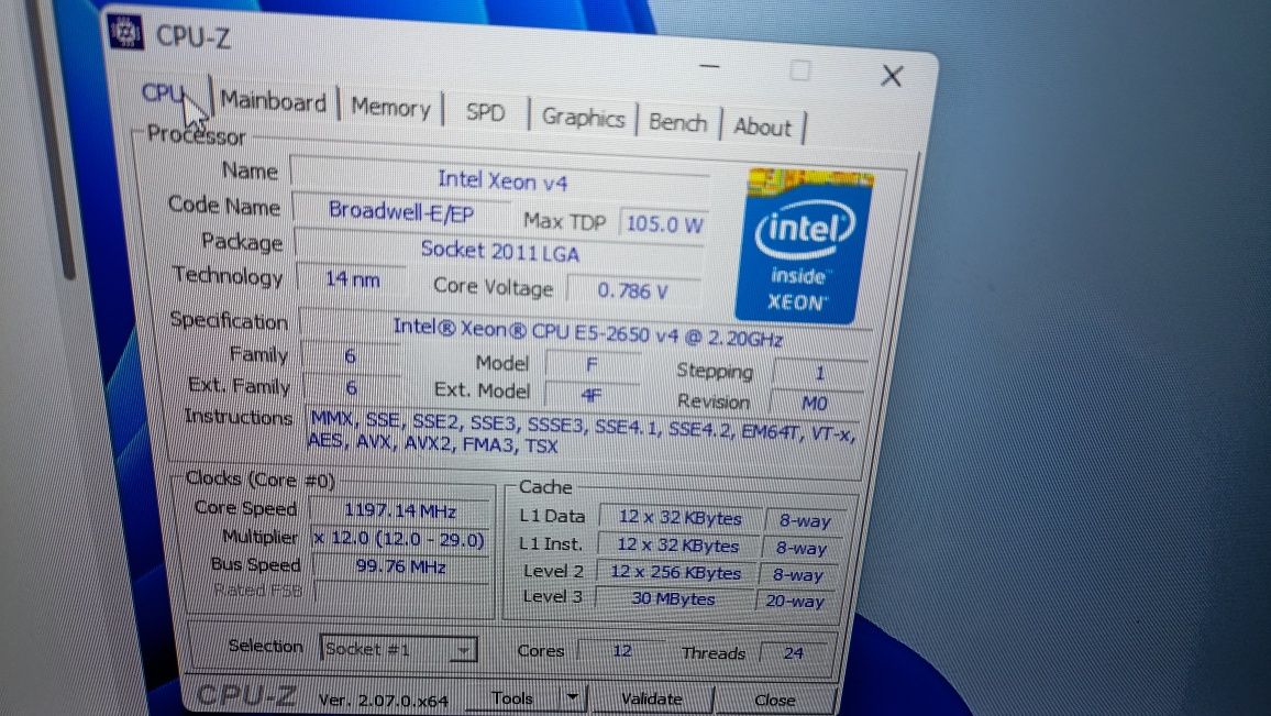 Комплект Х99, е5-2650 v4 + 16 Гб DDR4