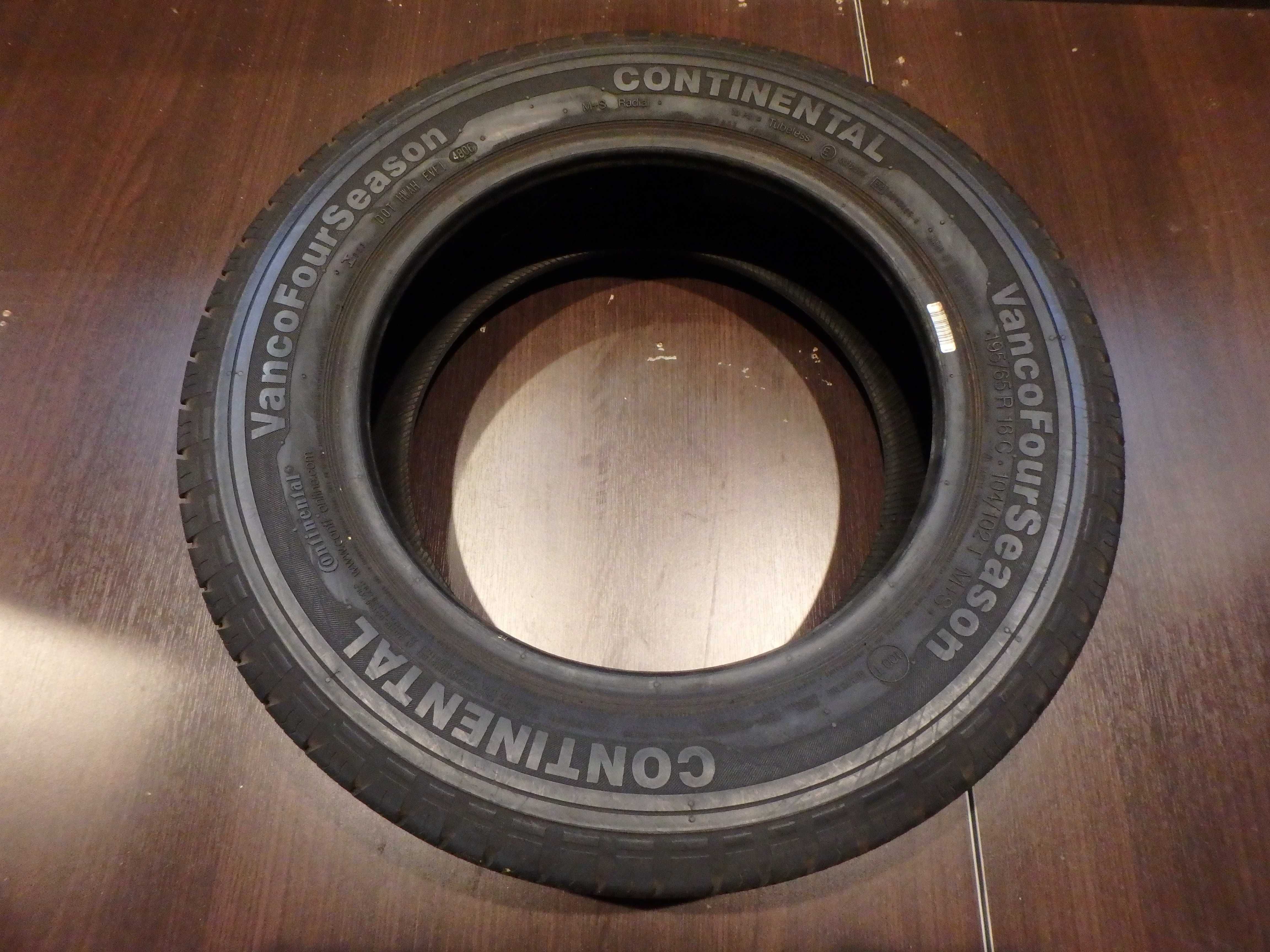 195/65r16C 195/65/16C CONTINENTAL VANCO FOUR SEASON 06r 9mm 254