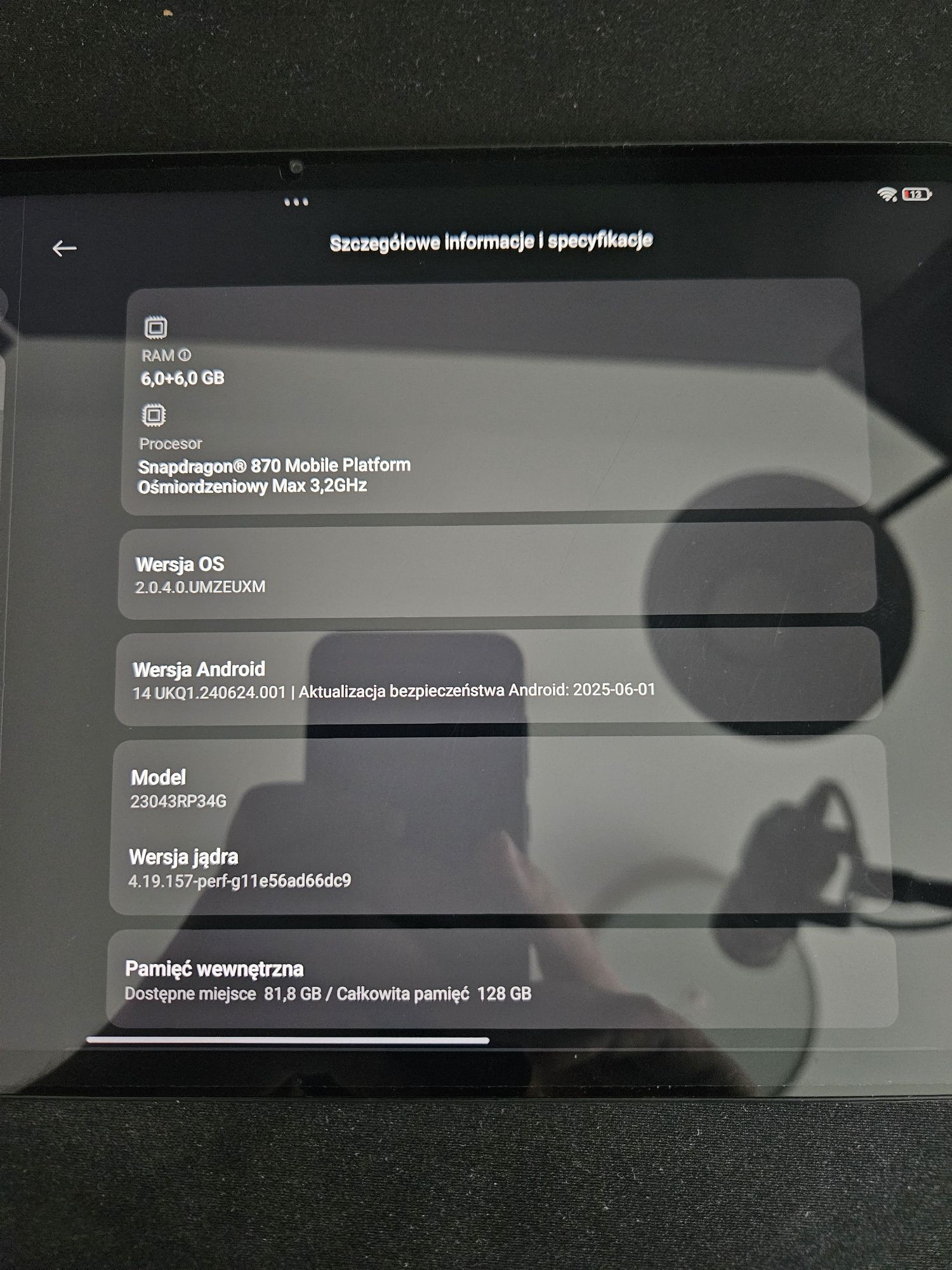 Tablet Xiaomi Mi Pad 6 6/128gb Gravity Gray