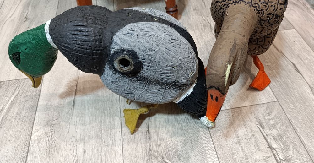 Утка подсадная муляж для охоты чучело