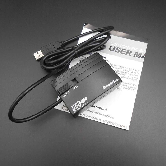 Adaptador Rockfire de 15 pinos (Para volantes e joystick antigos)
