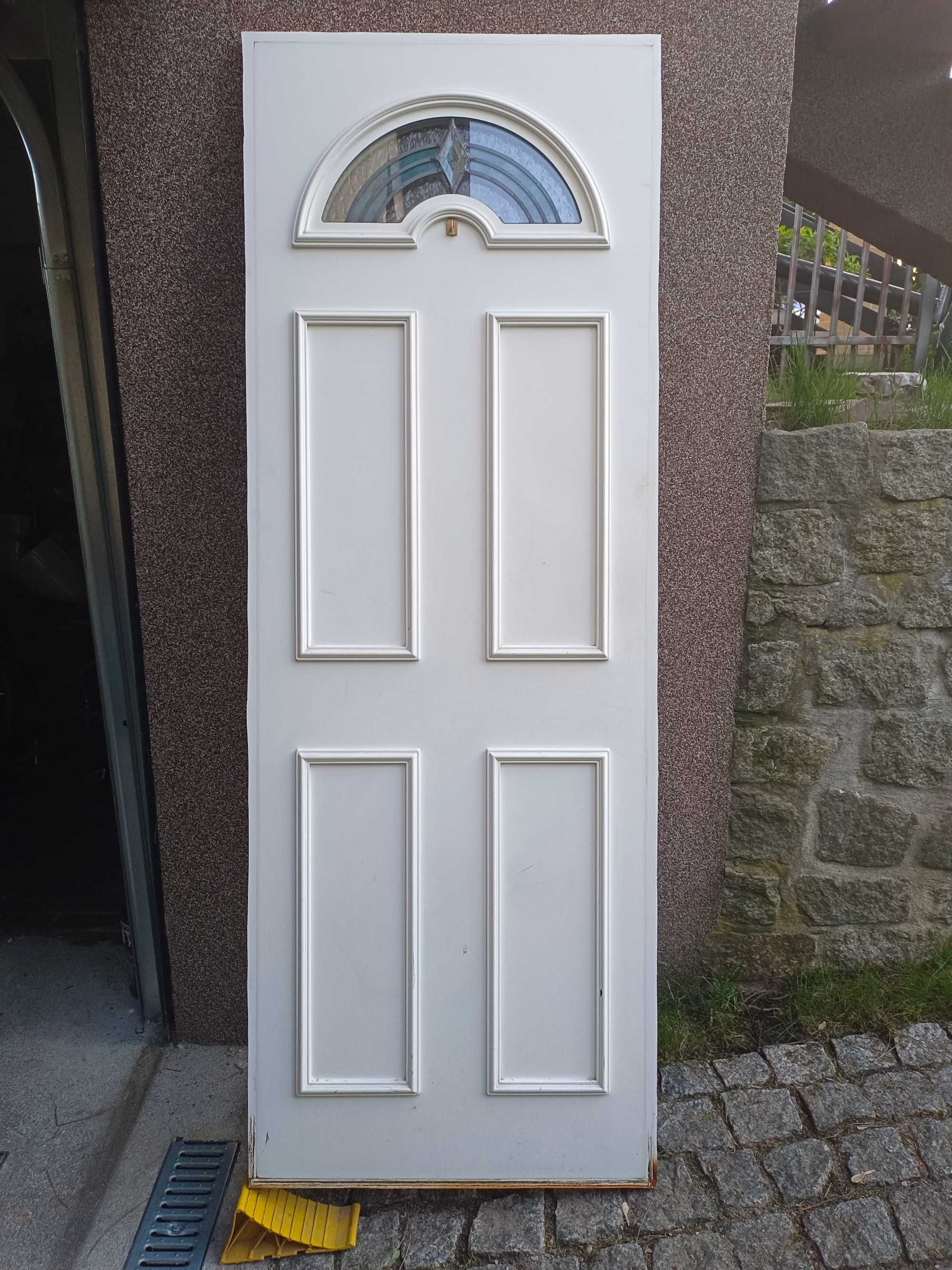 wkład drzwiowy z witrażem 182,8x65,7 24mm