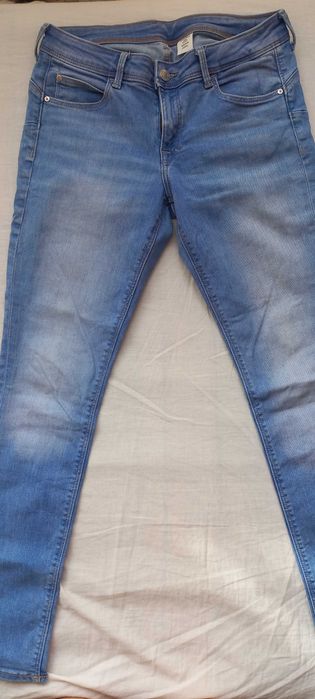 Jeasnys Push UP H&M, niebieskie