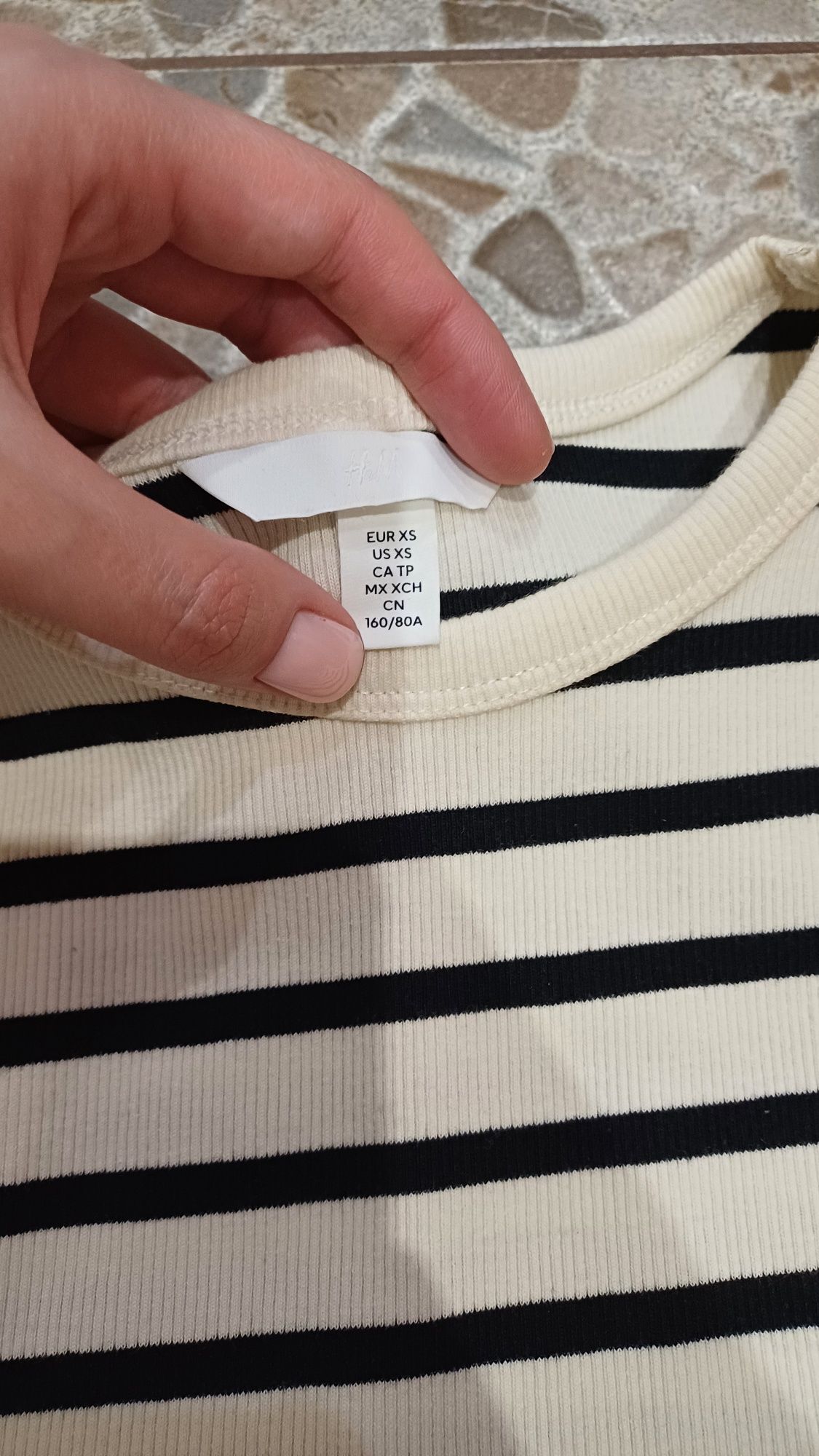 Топ hm xs в полоску