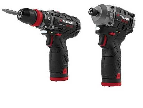 Zestaw: akumulatorowa wiertarkowkrętarka oraz zakrętarka, 12V