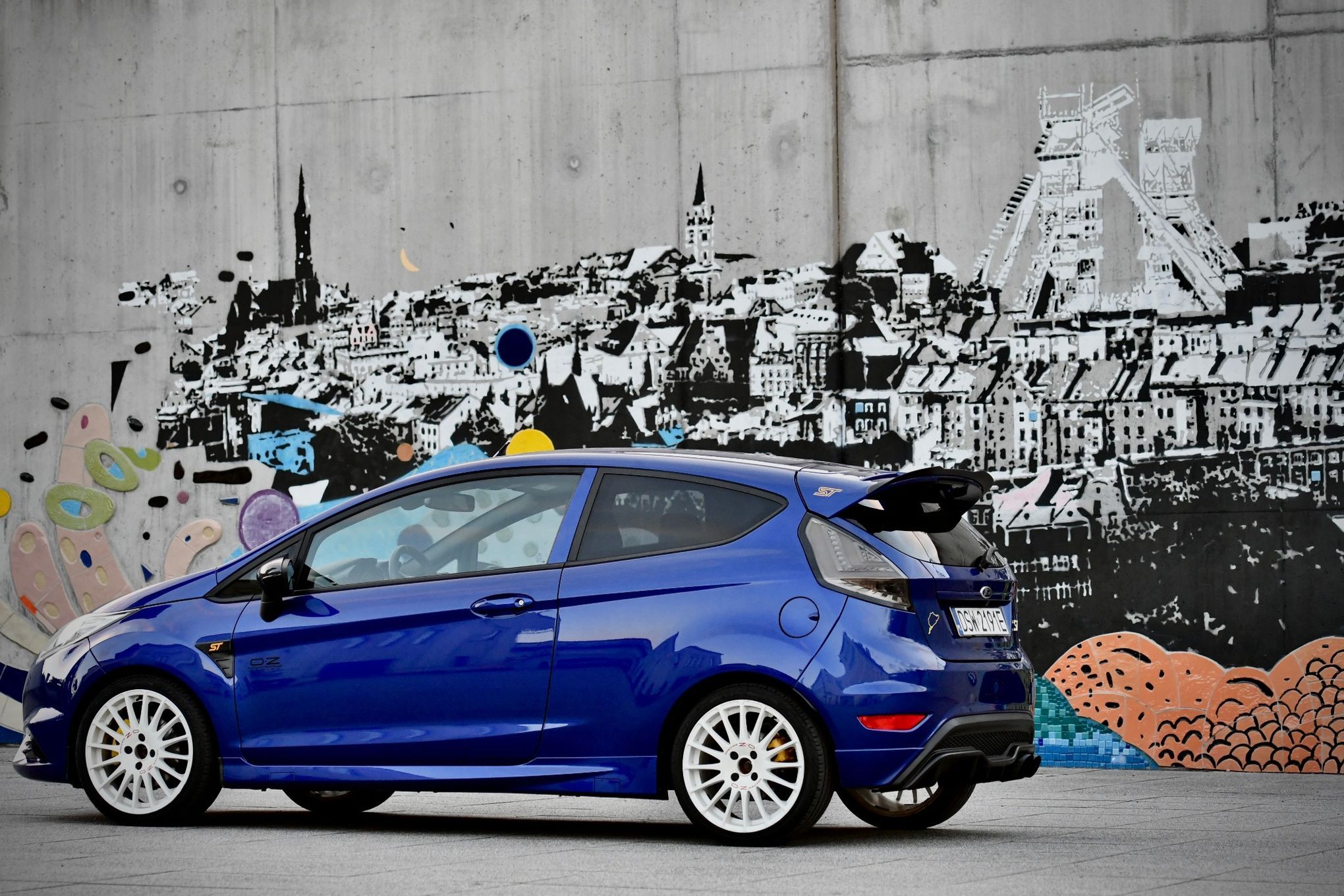 Ford Fiesta FORD FIESTA - 250HP, Recaro, Hybrydowe Turbo, downpipe, Oz R - FOTO!