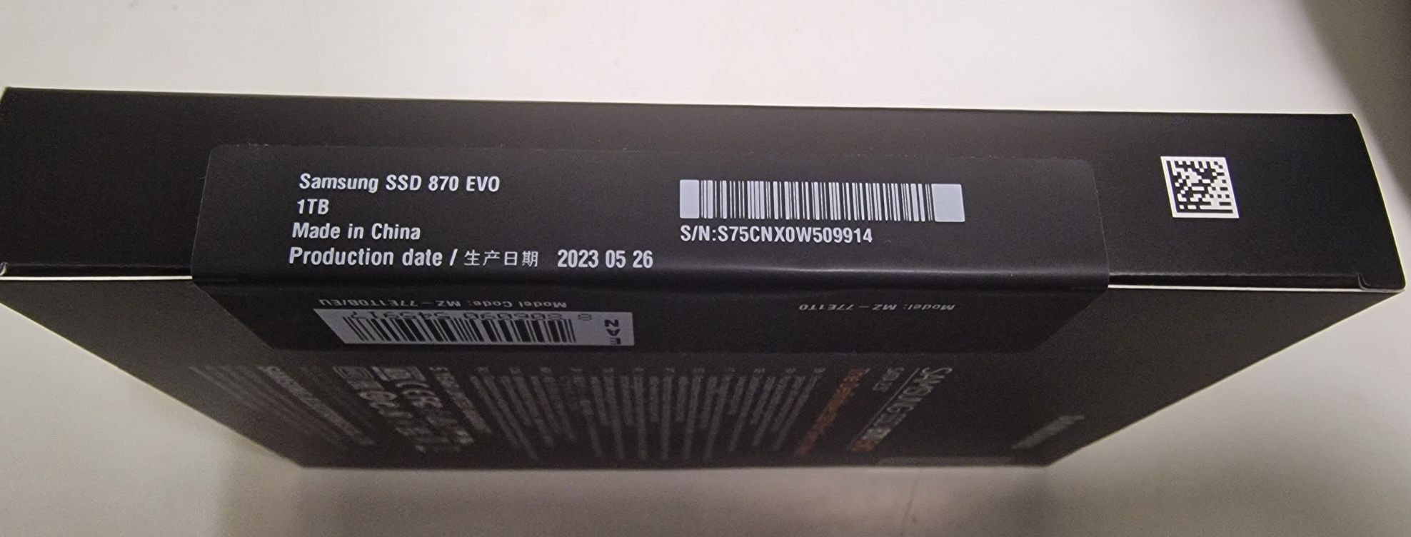 SAMSUNG 870 EVO (1 TB - Serial ATA III - 560 MB/s) Nova selada