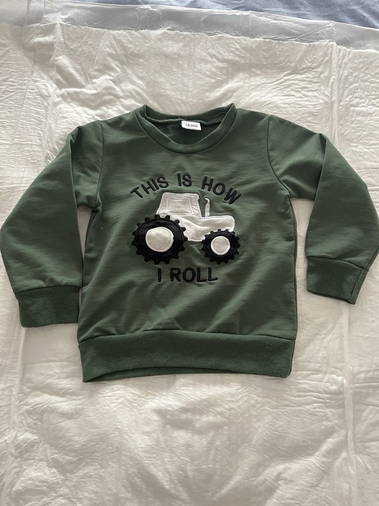 Blusa manga comprida bebe tamanho 18-24 meses