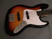 Harley Benton JB-20SB-gitara basowa-typ JazzBass-NOWA. GWARANCJA