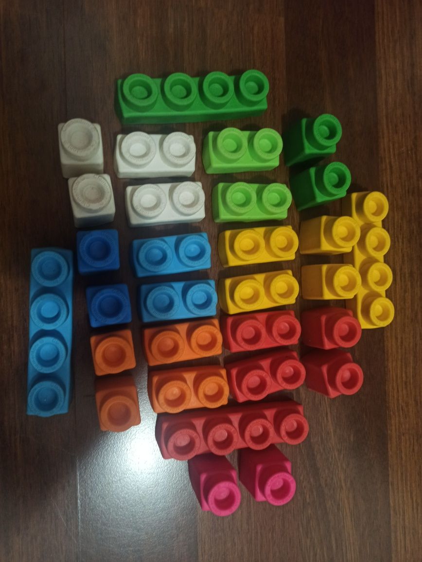 Klocki clementoni gumowe i lego duplo