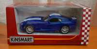 Машина игрушка, коллекционая KINSMART "SRT Viper GTS" синяя