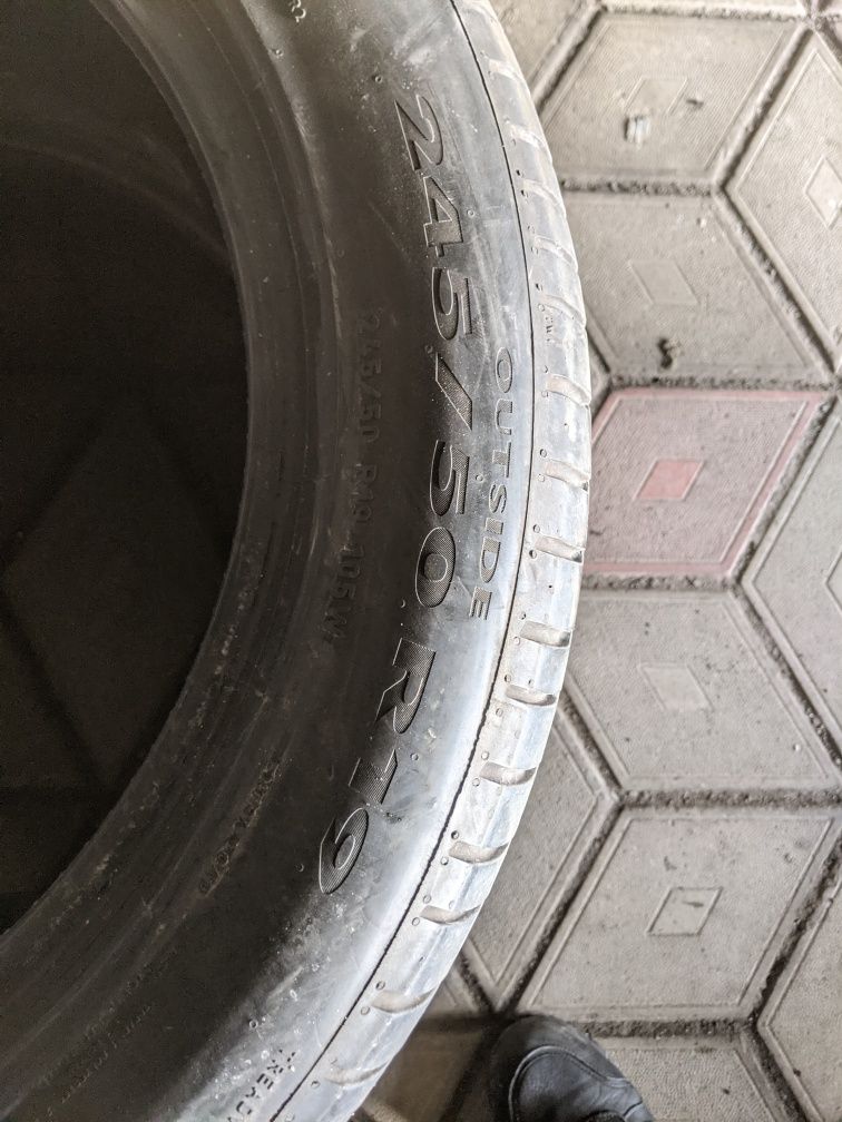 245/50R19 Pirelli 21рік 7мм комплект