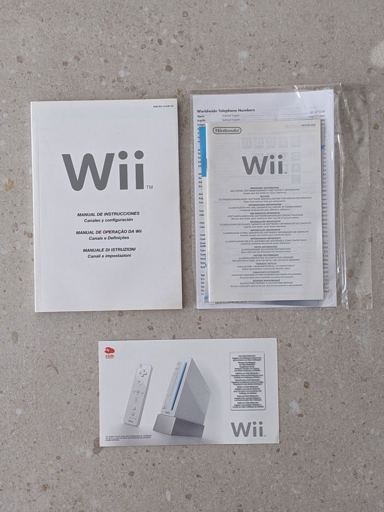 Consola Wii com jogos
