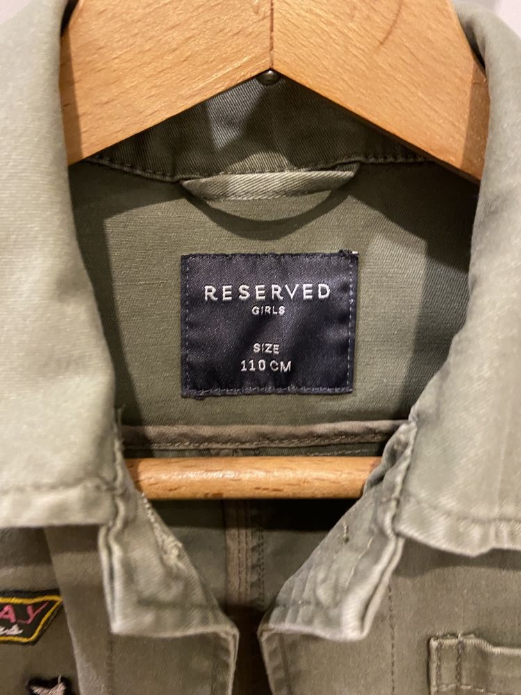 Kurteczka katana khaki Reserved rozmiar 110 militarny styl