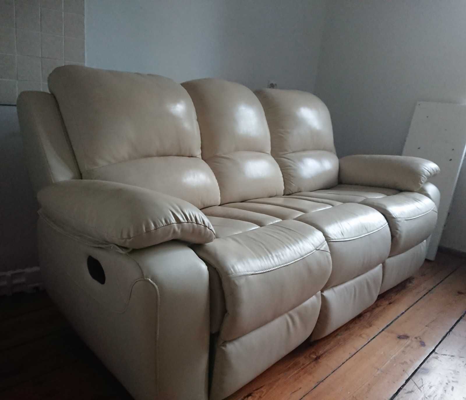 Zestaw Komplet Sofa i Fotel3+1, Recliner Sofa and Chair,Диван і крісло