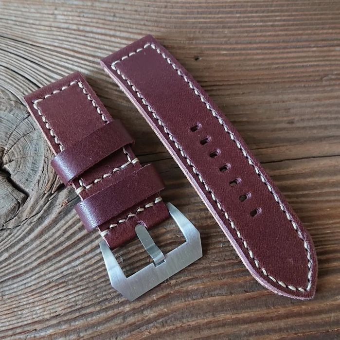 Pasek do zegarka Panerai 26 mm handmade skóra ręcznie robiony