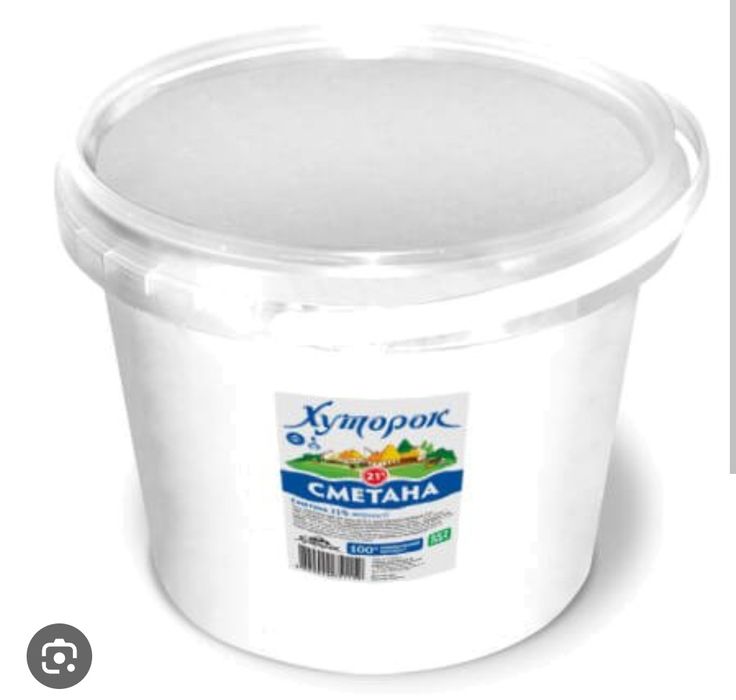 Сметана густа .20% 5л