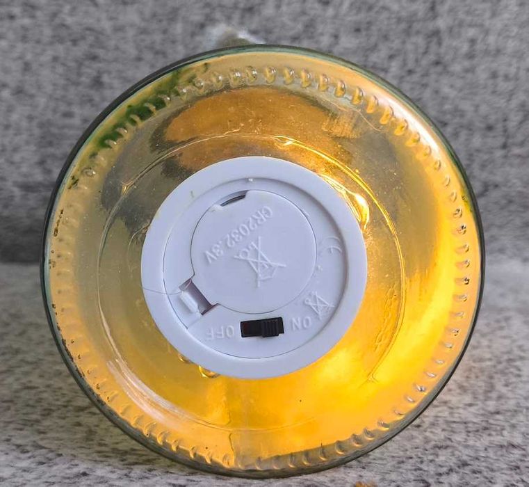 Szklana lampka led "Love You to the moon and back"